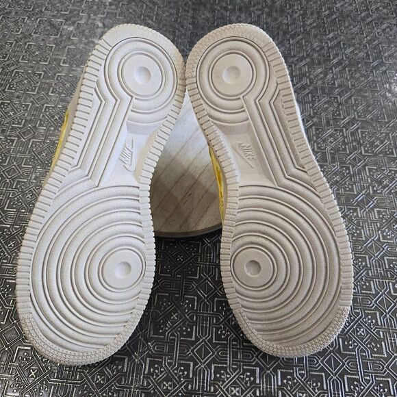 🐢 Nike Air Force 1 LV8 GS 'Mineral Gold' Size 4Y Great Shape! - Picture 10 of 13